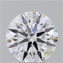 Lab Grown Diamond 3.04 Carats, Round with Ideal Cut, D Color, IF Clarity and Certified by IGI