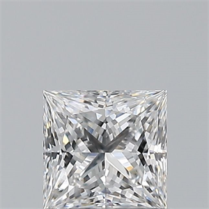 Foto Diamante Natural 0.51 quilates, Princesa , Color E, claridad VVS1 y certificado GIA de
