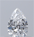 Natural Diamond 0.30 Carats, Pear with  Cut, D Color, VS1 Clarity and Certified by GIA
