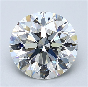 Picture of Natural Diamond 3.00 Carats, Round with Excellent Cut, H Color, VVS1 Clarity and Certified by GIA