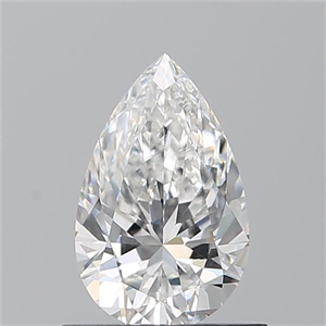 Picture of Natural Diamond 0.71 Carats, Pear with  Cut, F Color, VS1 Clarity and Certified by GIA
