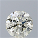 Natural Diamond 1.50 Carats, Round with Excellent Cut, M Color, SI1 Clarity and Certified by GIA