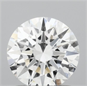 Lab Grown Diamond 1.07 Carats, Round with Excellent Cut, D Color, VVS2 Clarity and Certified by IGI