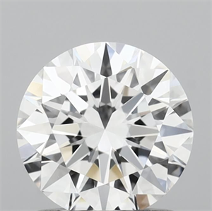 Picture of Lab Grown Diamond 1.07 Carats, Round with Excellent Cut, D Color, VVS2 Clarity and Certified by IGI