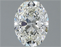 Natural Diamond 0.90 Carats, Oval with  Cut, I Color, VS1 Clarity and Certified by IGI