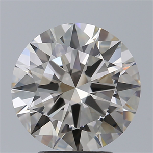 Picture of Natural Diamond 3.01 Carats, Round with Excellent Cut, L Color, IF Clarity and Certified by GIA