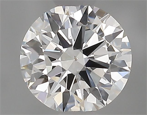Foto Diamante Natural 0.45 quilates, Redondo , Color E, claridad SI1 y certificado GIA de