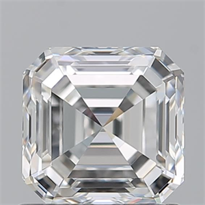 Picture of Natural Diamond 1.10 Carats, Asscher with  Cut, G Color, VVS1 Clarity and Certified by GIA