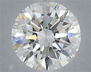 Picture of Lab Grown Diamond 6.04 Carats, Round with Excellent Cut, E Color, VVS2 Clarity and Certified by IGI
