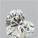 Natural Diamond 0.60 Carats, Heart with  Cut, I Color, SI1 Clarity and Certified by IGI