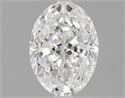 Natural Diamond 1.50 Carats, Oval with  Cut, D Color, SI1 Clarity and Certified by GIA