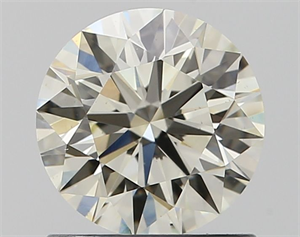 Picture of Natural Diamond 1.01 Carats, Round with Excellent Cut, J Color, VS1 Clarity and Certified by IGI