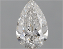 Natural Diamond 0.51 Carats, Pear with  Cut, E Color, SI2 Clarity and Certified by GIA