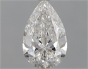 Natural Diamond 0.51 Carats, Pear with  Cut, E Color, SI2 Clarity and Certified by GIA