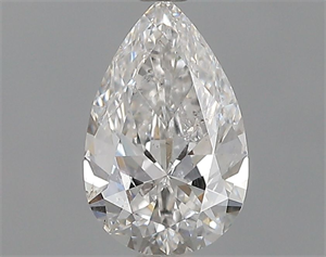 Picture of Natural Diamond 0.51 Carats, Pear with  Cut, E Color, SI2 Clarity and Certified by GIA