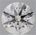 Lab Grown Diamond 3.53 Carats, Round with Ideal Cut, E Color, VVS2 Clarity and Certified by IGI
