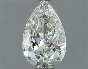 Picture of Natural Diamond 0.51 Carats, Pear with  Cut, I Color, VS1 Clarity and Certified by IGI