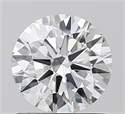 Lab Grown Diamond 1.00 Carats, Round with Ideal Cut, D Color, VVS2 Clarity and Certified by IGI