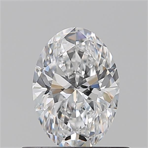Picture of Natural Diamond 0.54 Carats, Oval with  Cut, E Color, VVS1 Clarity and Certified by GIA