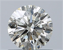 Natural Diamond 0.75 Carats, Round with Excellent Cut, L Color, VVS2 Clarity and Certified by GIA