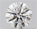 Natural Diamond 0.40 Carats, Round with Very Good Cut, F Color, VVS1 Clarity and Certified by GIA
