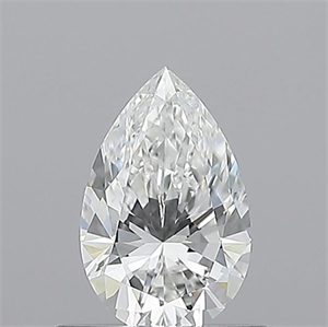 Picture of Natural Diamond 0.52 Carats, Pear with  Cut, D Color, VVS2 Clarity and Certified by GIA