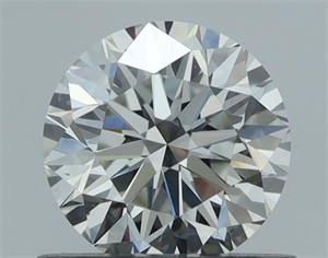 Picture of Natural Diamond 0.70 Carats, Round with Very Good Cut, H Color, VS2 Clarity and Certified by GIA