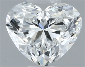 Picture of Natural Diamond 0.50 Carats, Heart with  Cut, G Color, SI1 Clarity and Certified by GIA