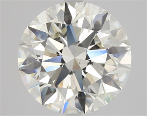 Foto Diamante Natural 3.02 quilates, Redondo , Color K, claridad SI1 y certificado GIA de