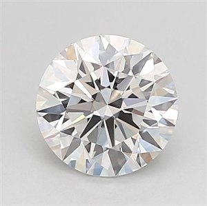 Picture of Lab Grown Diamond 1.03 Carats, Round with Ideal Cut, D Color, VVS2 Clarity and Certified by IGI