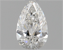 Diamante Natural 0.40 quilates, De pera , Color F, claridad SI1 y certificado GIA