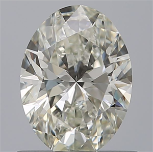 Picture of Natural Diamond 0.70 Carats, Oval with  Cut, H Color, VVS1 Clarity and Certified by IGI