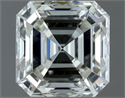 Natural Diamond 1.01 Carats, Asscher with  Cut, H Color, VVS1 Clarity and Certified by IGI