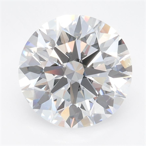 Picture of Lab Grown Diamond 3.26 Carats, Round with Ideal Cut, D Color, IF Clarity and Certified by IGI