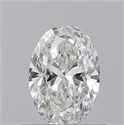 Diamante Natural 0.58 quilates, Ovalado , Color F, claridad SI2 y certificado GIA