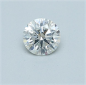 Diamante Natural 0.41 quilates, Redondo , Color I, claridad SI2 y certificado GIA