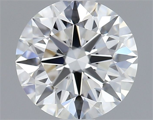 Picture of Lab Grown Diamond 1.04 Carats, Round with Ideal Cut, F Color, IF Clarity and Certified by IGI