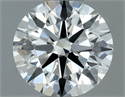 Natural Diamond 0.70 Carats, Round with Excellent Cut, G Color, VS2 Clarity and Certified by IGI