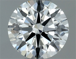 Picture of Natural Diamond 0.70 Carats, Round with Excellent Cut, G Color, VS2 Clarity and Certified by IGI