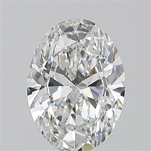 Picture of Natural Diamond 0.90 Carats, Oval with  Cut, E Color, VS2 Clarity and Certified by GIA