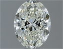Natural Diamond 1.31 Carats, Oval with  Cut, I Color, VVS1 Clarity and Certified by IGI