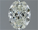 Natural Diamond 1.31 Carats, Oval with  Cut, I Color, VVS1 Clarity and Certified by IGI