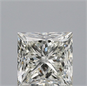 Natural Diamond 0.70 Carats, Princess with  Cut, H Color, VVS1 Clarity and Certified by IGI