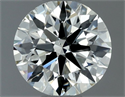 Natural Diamond 0.90 Carats, Round with Excellent Cut, K Color, VS2 Clarity and Certified by IGI