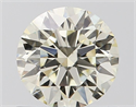 Natural Diamond 0.70 Carats, Round with Excellent Cut, K Color, VS1 Clarity and Certified by IGI