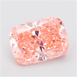 Picture of Lab Grown Diamond 5.07 Carats, CUSHION MODIFIED with  Cut, Fancy Vivid Pink Color, VVS2 Clarity and Certified by IGI