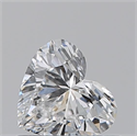 Natural Diamond 0.50 Carats, Heart with  Cut, E Color, VVS2 Clarity and Certified by GIA
