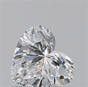 Picture of Natural Diamond 0.50 Carats, Heart with  Cut, E Color, VVS2 Clarity and Certified by GIA
