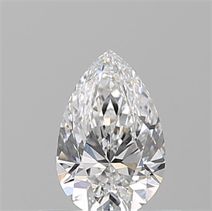Picture of Natural Diamond 0.50 Carats, Pear with  Cut, D Color, VS2 Clarity and Certified by GIA