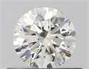 Natural Diamond 0.43 Carats, Round with Excellent Cut, J Color, VVS1 Clarity and Certified by GIA
